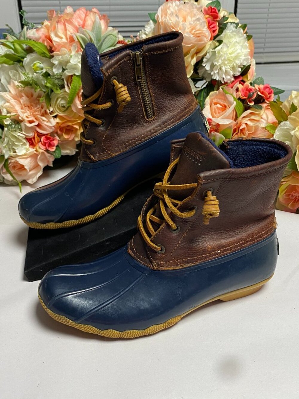 Sperry Top-Sider Waterproof Rubber Duck Boots Women’s 7